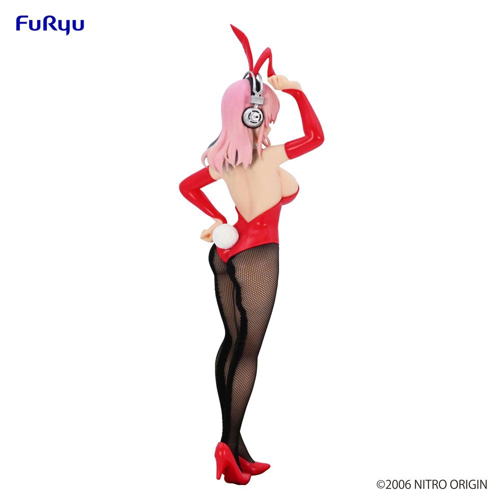 Super Sonico BiCute Bunnies PVC Statue Super Sonico Red Ver. 28 cm