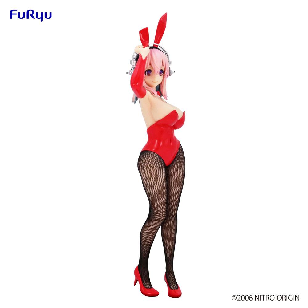 Super Sonico BiCute Bunnies PVC Statue Super Sonico Red Ver. 28 cm