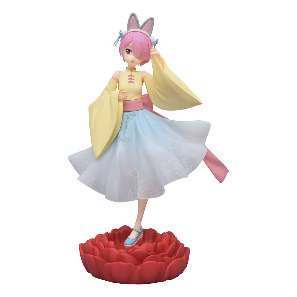 Re: Zero Exceed Creative PVC Statue Ram / Little Rabbit Girl 21 cm - Damaged packaging