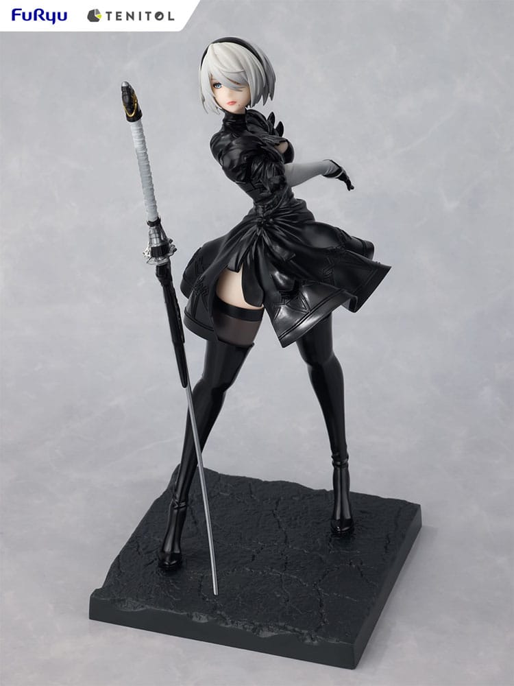 NieR:Automata Tenitol PVC Statue 2B Ver1.1a 22 cm