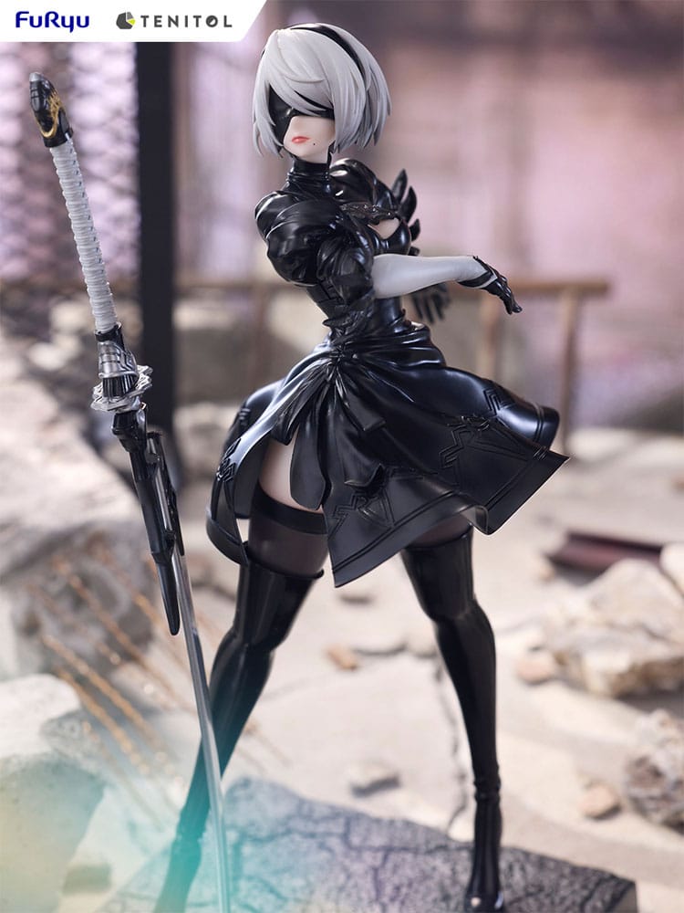 NieR:Automata Tenitol PVC Statue 2B Ver1.1a 22 cm