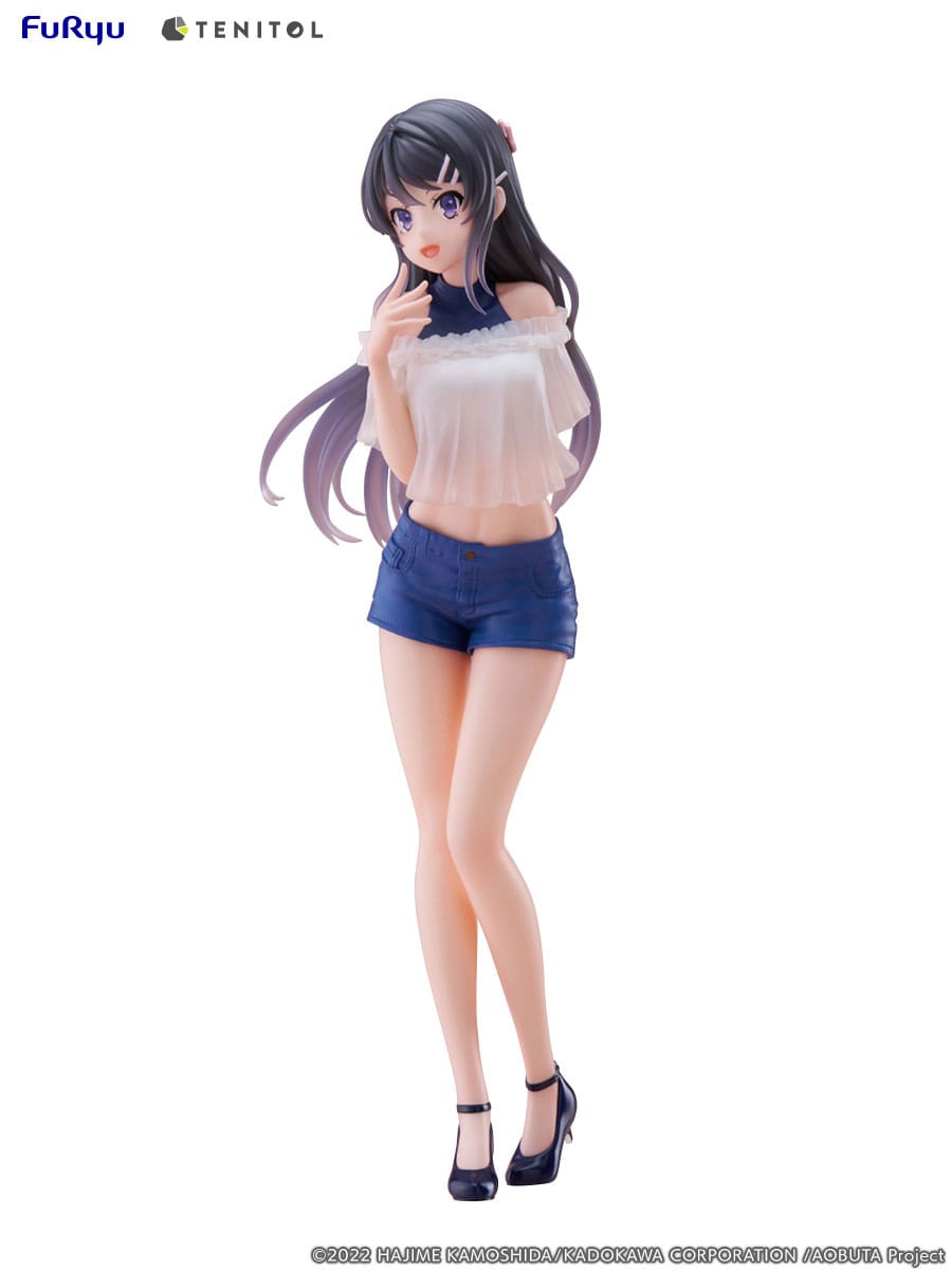 Rascal Does Not Dream of Bunny Girl Senpai Tenitol PVC Statue Mai Sakurajima 31 cm