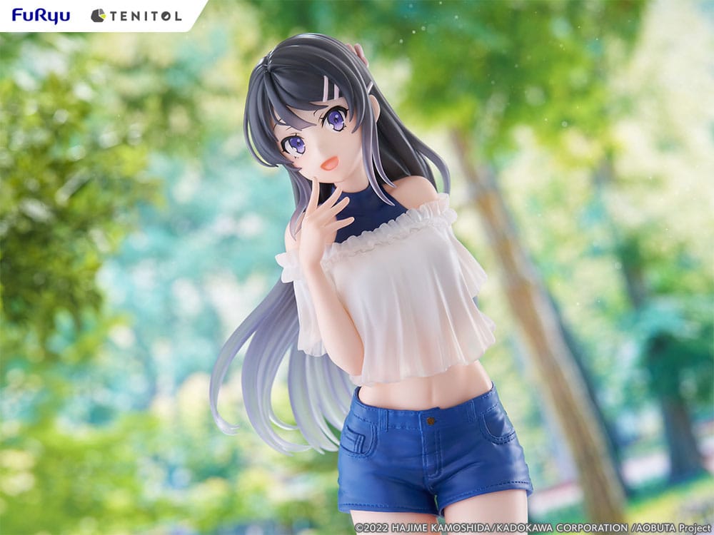 Rascal Does Not Dream of Bunny Girl Senpai Tenitol PVC Statue Mai Sakurajima 31 cm