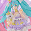 Hatsune Miku Tenitol PVC Statue Hatsune Miku Yumekawa Princess Lavender Ver. 21 cm