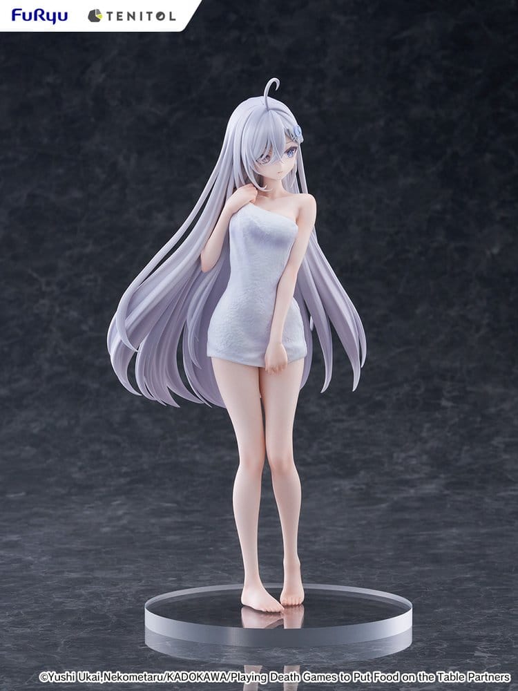 Playing Death Games to Put Food on the Table Light Novel PVC Statue Yuki Golden Bath Ver. 30 cm