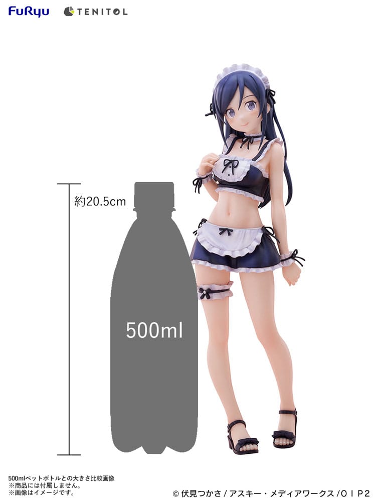 Ore no Imouto ga Konna ni Kawaii Wake ga Nai. Tenitol Tall PVC Statue Aragaki Ayase swimsuits maid Ver. 30 cm