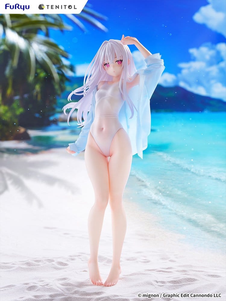 Mignon Works Tenitol Tall PVC Figure Shiro Swimsuit Ver. 30 cm
