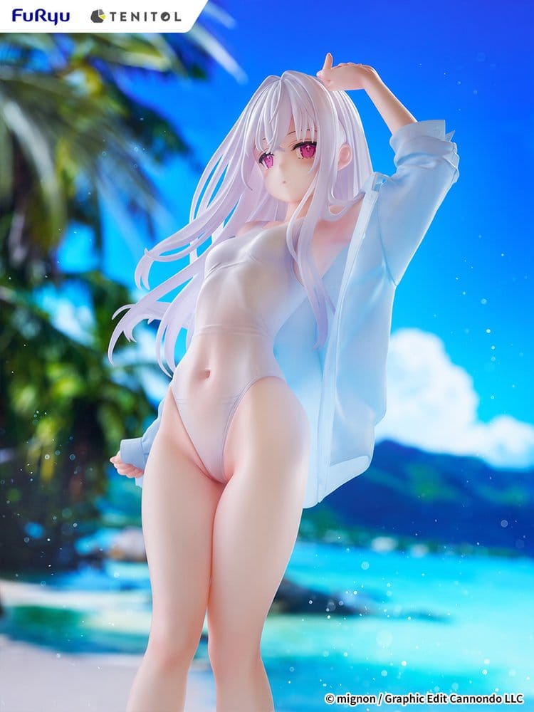 Mignon Works Tenitol Tall PVC Figure Shiro Swimsuit Ver. 30 cm