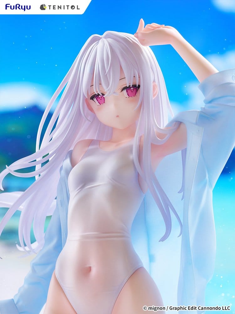 Mignon Works Tenitol Tall PVC Figure Shiro Swimsuit Ver. 30 cm