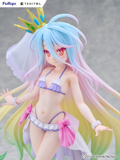 No Game No Life Tenitol Tall PVC Figure Shiro swimwear dress Ver. 29 cm