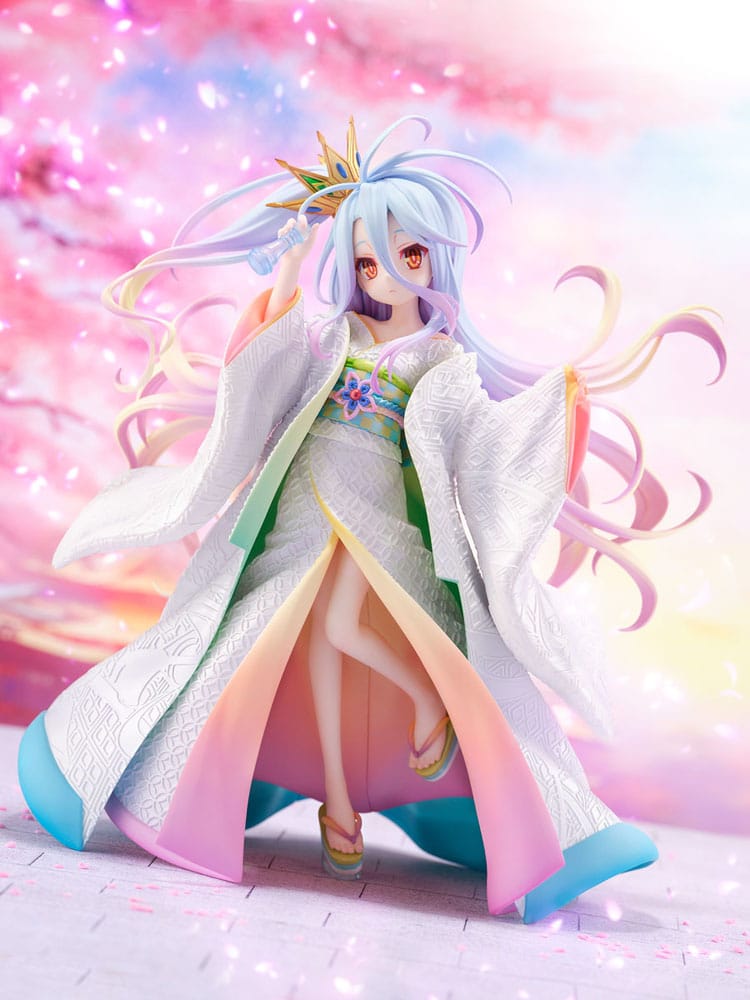 No Game no Life PVC Statue 1/7 Shiro -Shiromuku- 23 cm