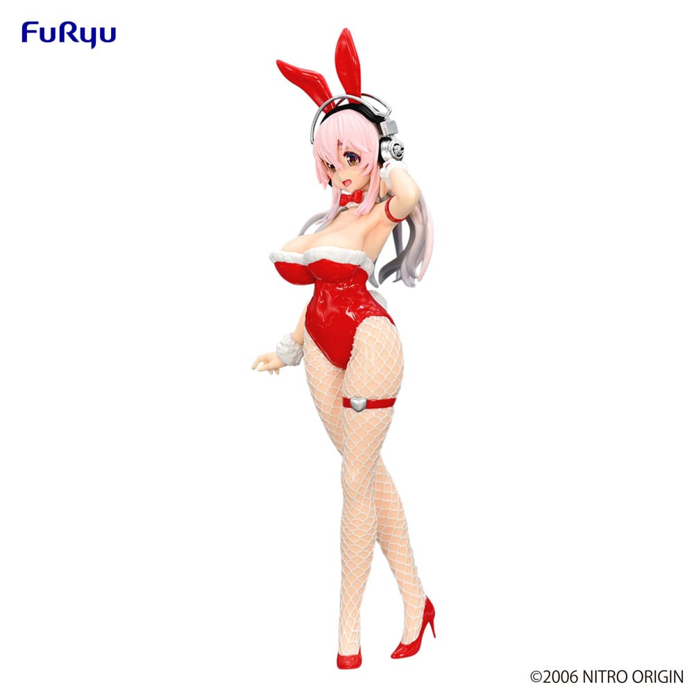 Super Sonico BiCute Bunnies PVC Statue Red Color Ver. 30 cm