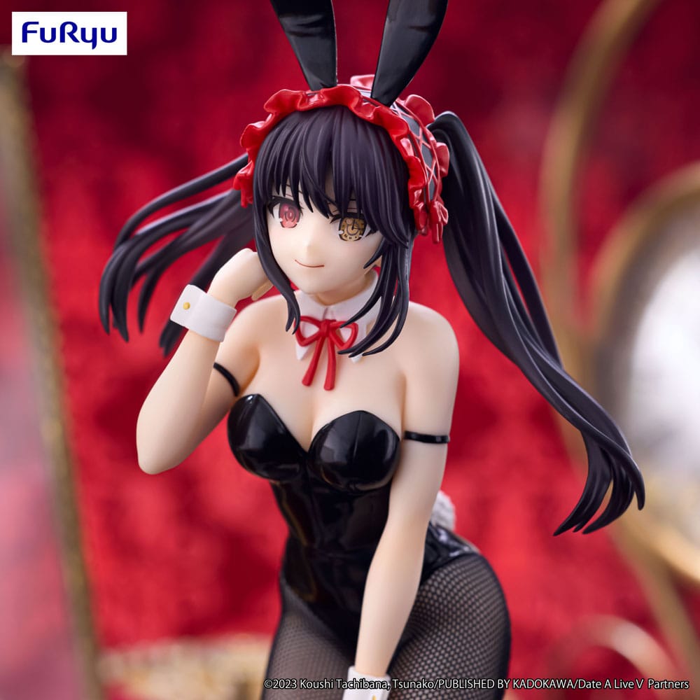 Date A Live V BiCute Bunnies PVC Statue Kurumi Tokisaki Black Color Ver. 29 cm