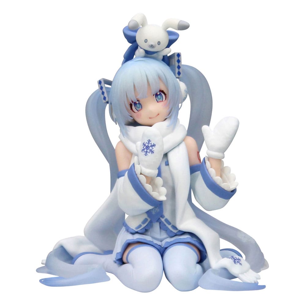 Hatsune Miku Noodle Stopper PVC Statue Snow Miku Sky Town 10th Ver. 10 cm