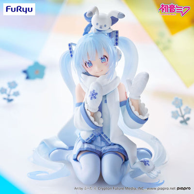 Hatsune Miku Noodle Stopper PVC Statue Snow Miku Sky Town 10th Ver. 10 cm