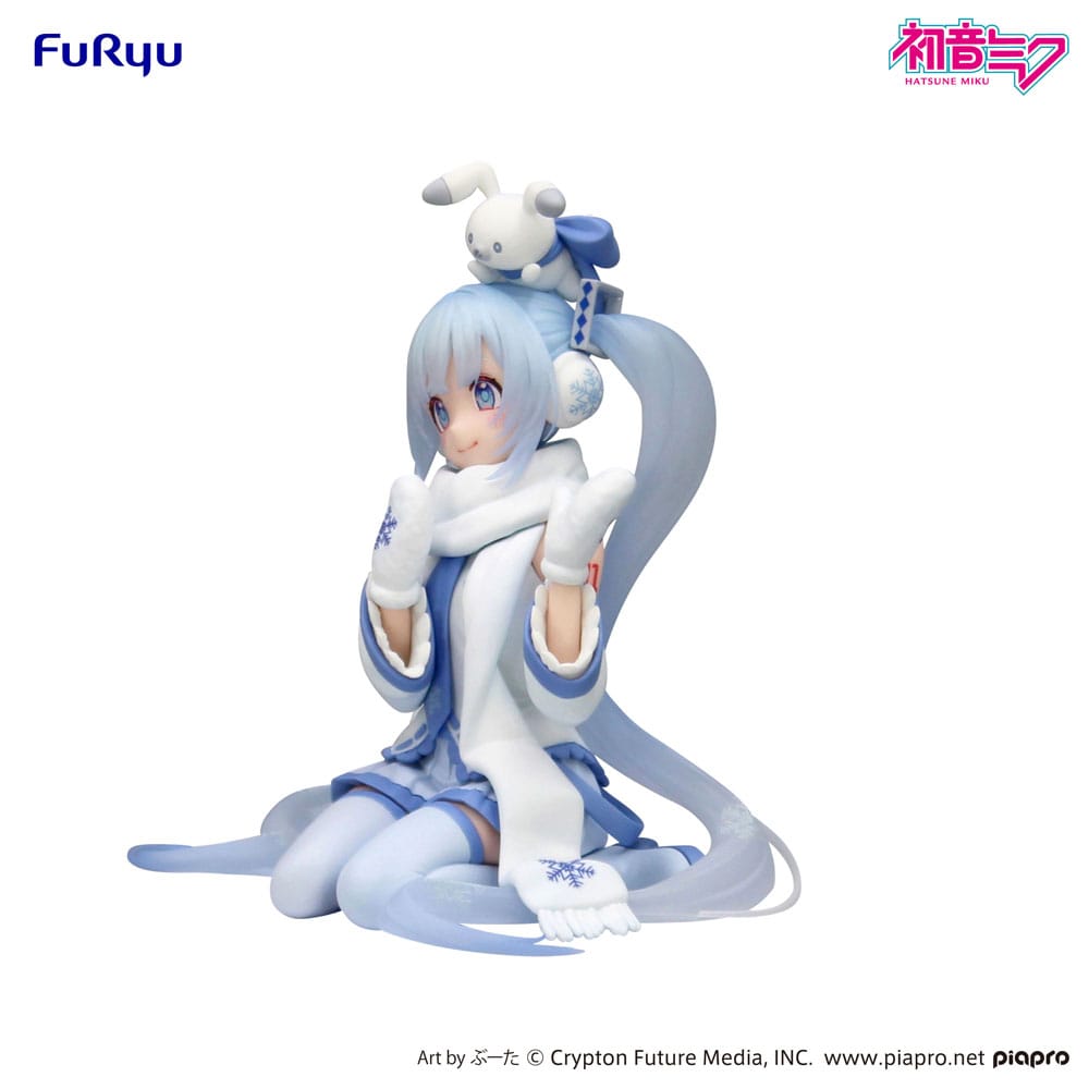 Hatsune Miku Noodle Stopper PVC Statue Snow Miku Sky Town 10th Ver. 10 cm