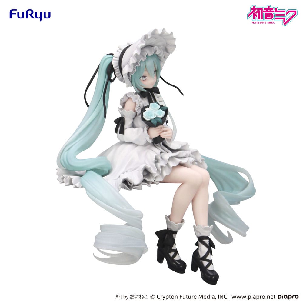 Hatsune Miku Noodle Stopper PVC Statue Vintage Doll Style 15 cm