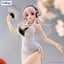 Super Sonico Trio-Try-iT PVC Statue White China Dress Ver. 21 cm