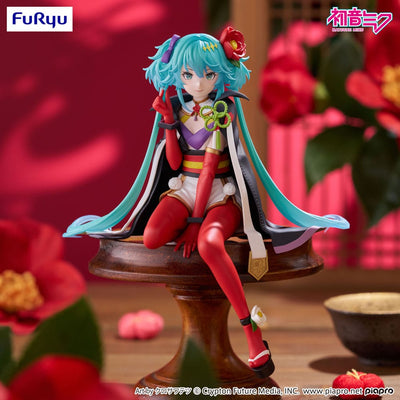 Hatsune Miku Noodle Stopper PVC Statue Flower Fairy Camellia 15 cm