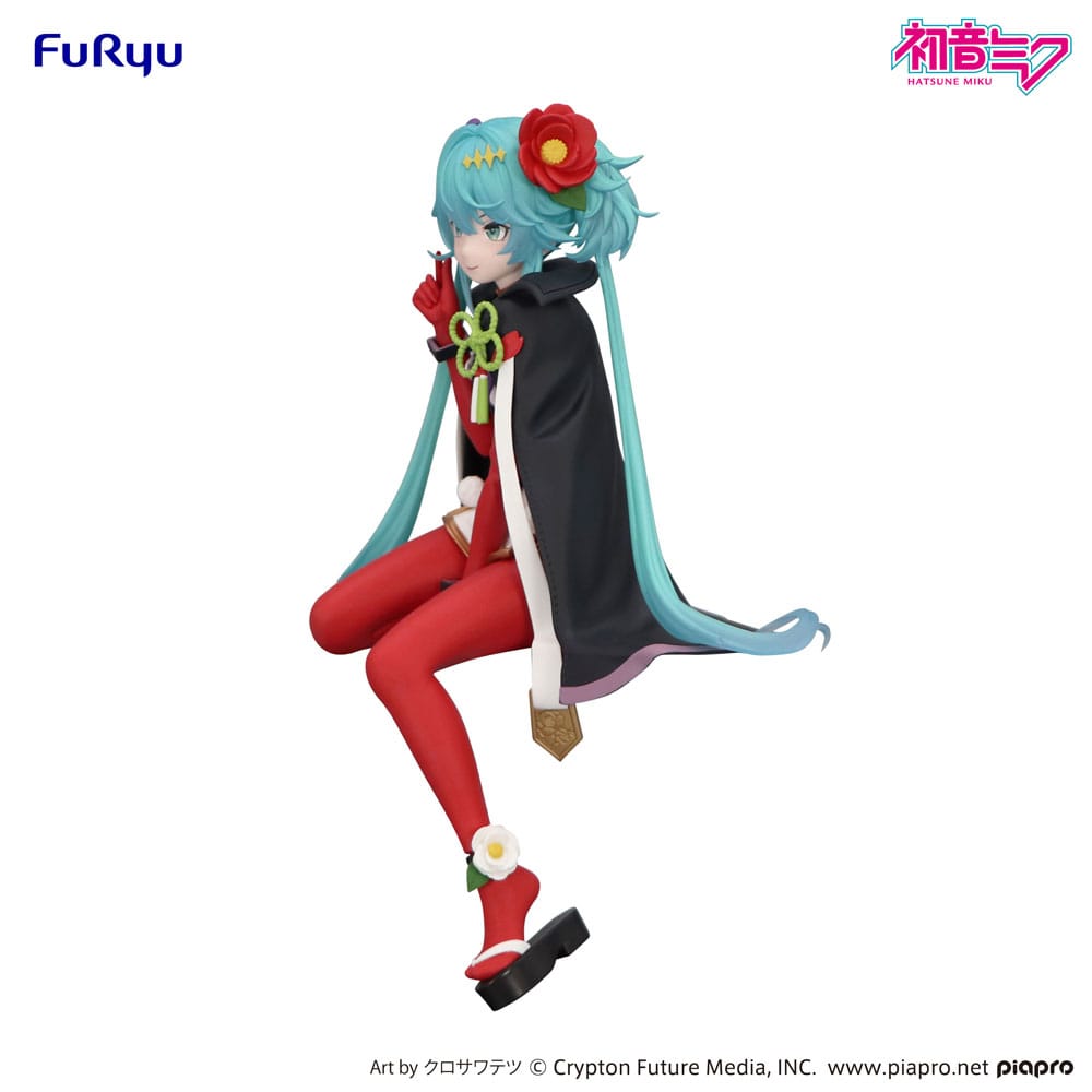 Hatsune Miku Noodle Stopper PVC Statue Flower Fairy Camellia 15 cm