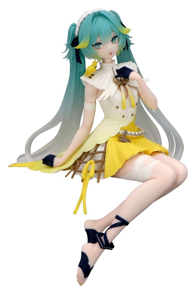Hatsune Miku Noodle Stopper PVC Statue Canary Bird heo exclusive 14 cm - Damaged packaging