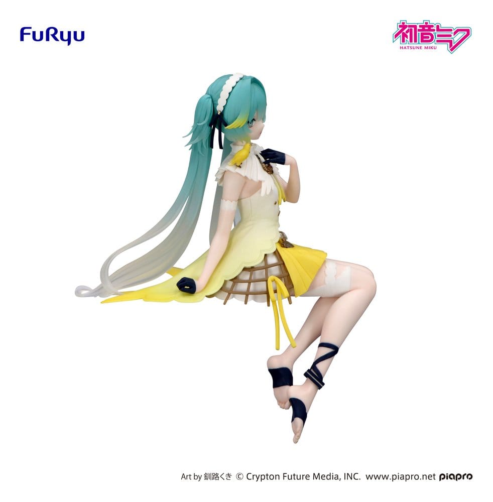 Hatsune Miku Noodle Stopper PVC Statue Canary Bird heo exclusive 14 cm - Damaged packaging