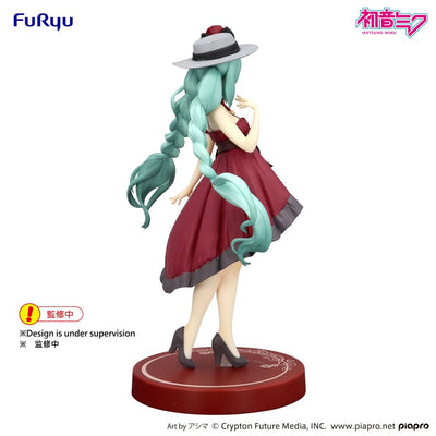 Hatsune Miku Trio-Try-iT PVC Statue Hatsune Miku Outing Dress Red Color Ver. 19 cm