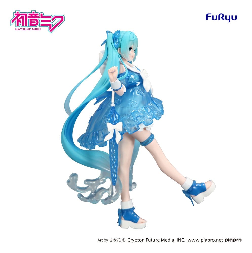 Hatsune Miku Trio-Try-iT PVC Statue Miku Rainy Dance 19 cm