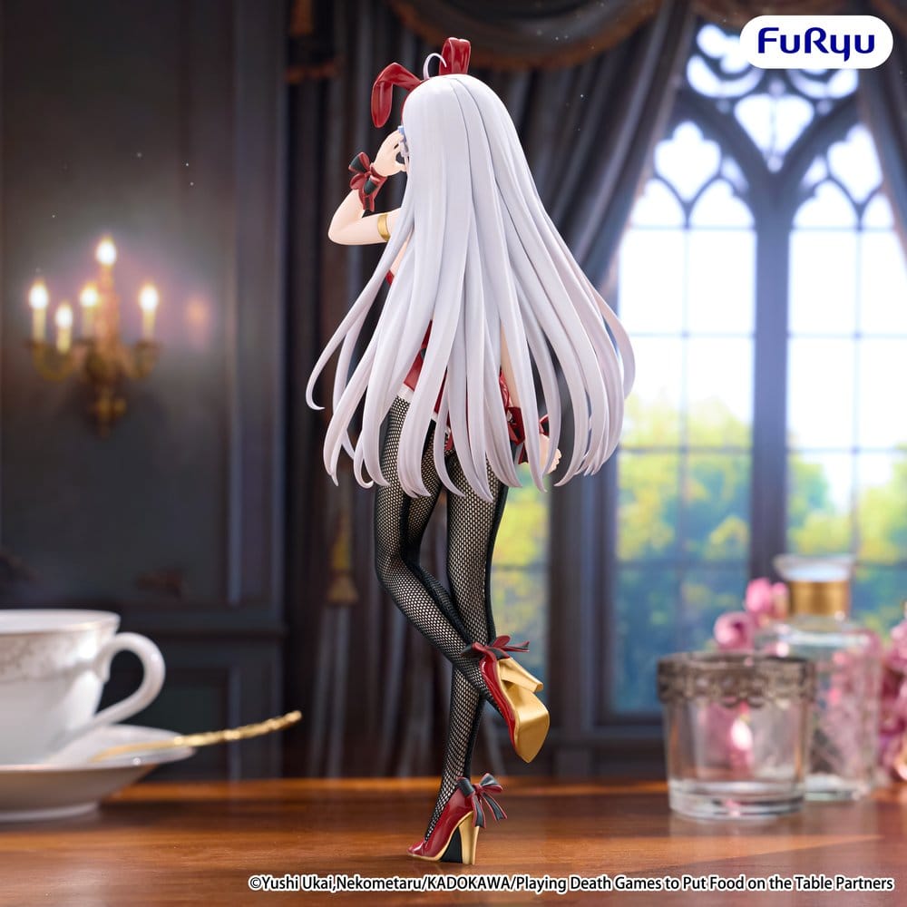 Playing Death Games to Put Food on the Table BiCute Bunnies PVC Statue Yuki 25 cm