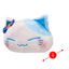 Nemuneko Cat Big Plush Figure Blue 35 cm