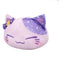Nemuneko Cat Big Plush Figure Purple 35 cm