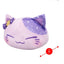 Nemuneko Cat Big Plush Figure Purple 35 cm