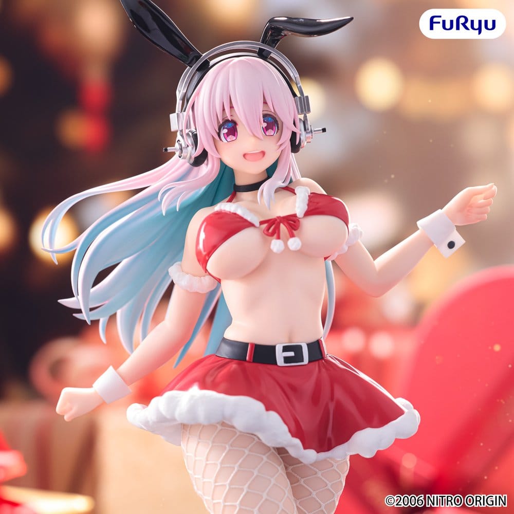 Super Sonico BiCute Bunnies PVC Figure Santa Ver. 30 cm