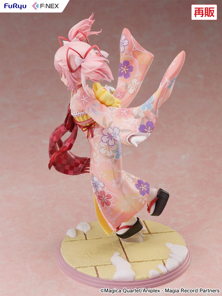 Puella Magi Madoka Magica Side Story Magia Record PVC Statue 1/7 Madoka Kaname Kimono Ver. 22 cm