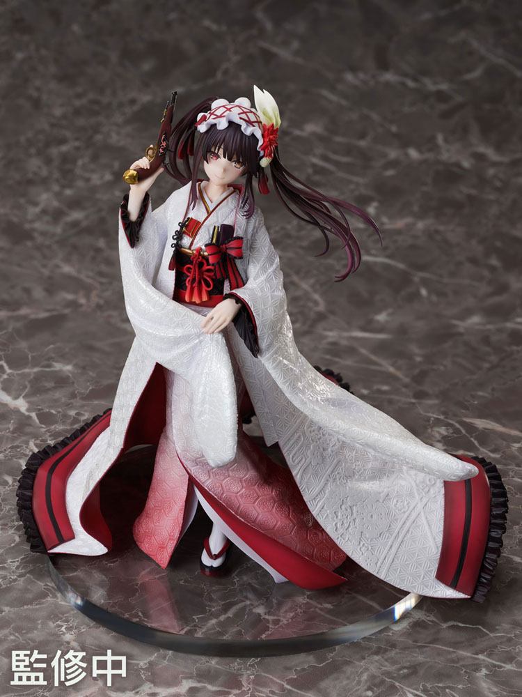 Date A Live IV PVC Statue 1/7 Kurumi Tokisaki Shiromuku 22 cm