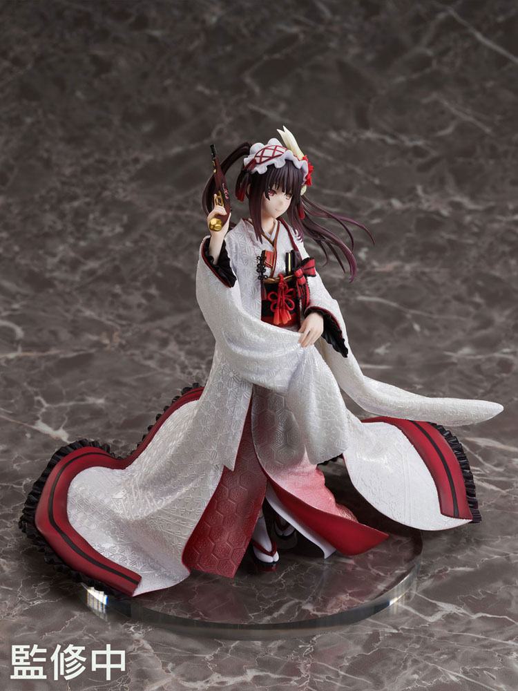 Date A Live IV PVC Statue 1/7 Kurumi Tokisaki Shiromuku 22 cm