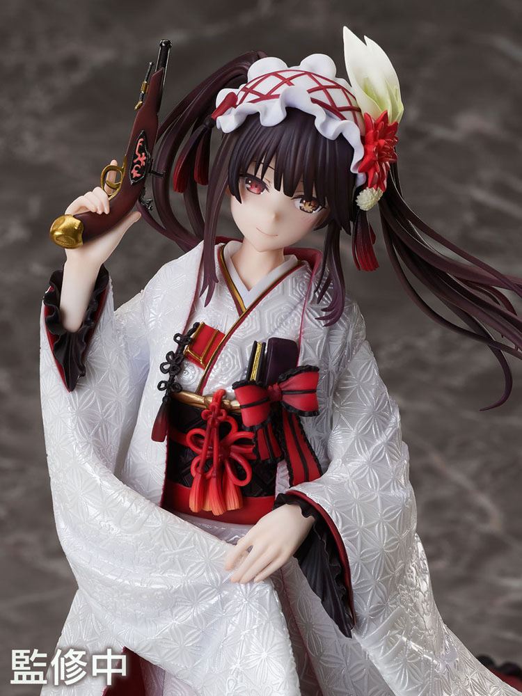 Date A Live IV PVC Statue 1/7 Kurumi Tokisaki Shiromuku 22 cm