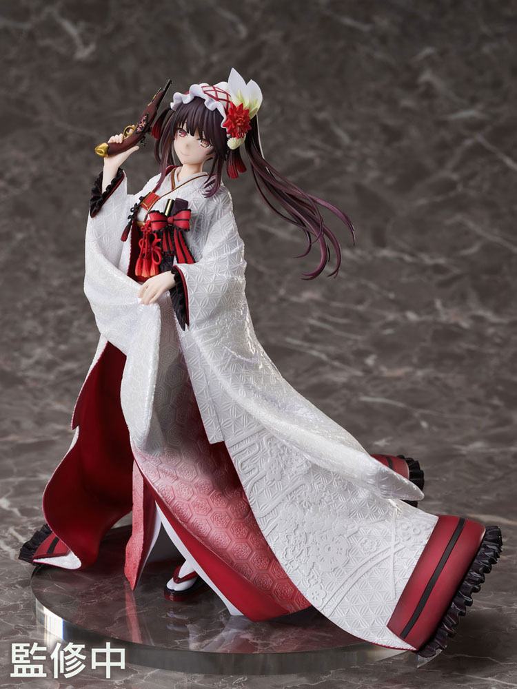 Date A Live IV PVC Statue 1/7 Kurumi Tokisaki Shiromuku 22 cm