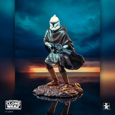 Star Wars: The Clone Wars Statue 1/7 Hawkbat Battalion Clone Trooper 2019 Premier Guild Membership Gift 25 cm