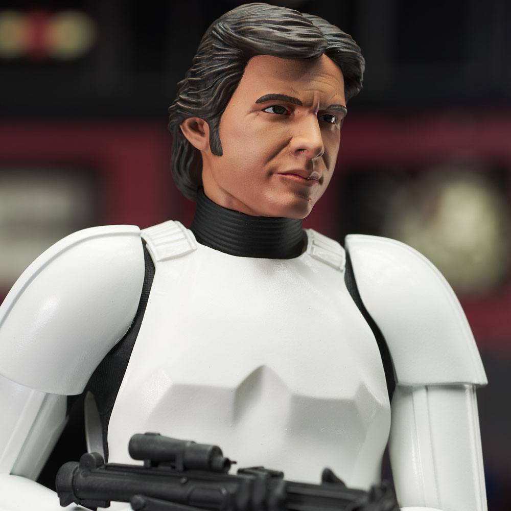 Star Wars Episode IV Milestones Statue 1/6 Han Solo (Stormtrooper Disguise) 40th Anniversary Exclusive 30 cm