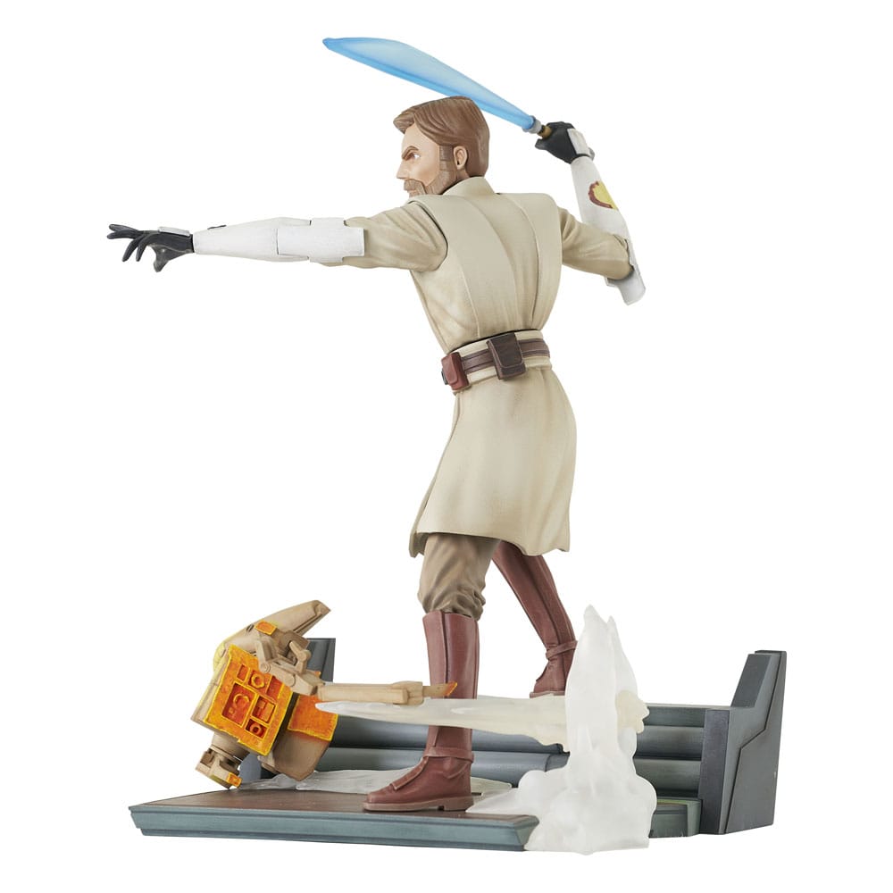 Star Wars: The Clone Wars Deluxe Gallery PVC Statue General Obi-Wan Kenobi 23 cm