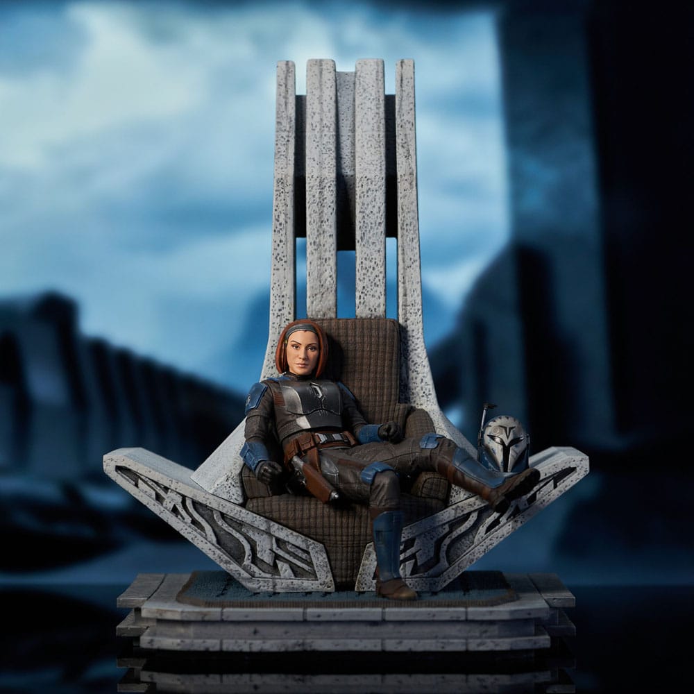 Star Wars: The Mandalorian Premier Collection 1/7 Bo-Katan Kryze on Throne 35 cm