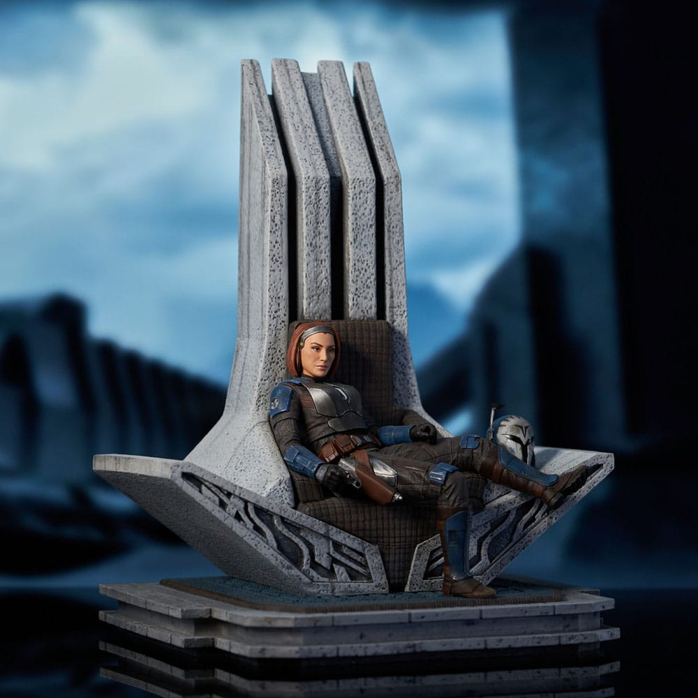 Star Wars: The Mandalorian Premier Collection 1/7 Bo-Katan Kryze on Throne 35 cm