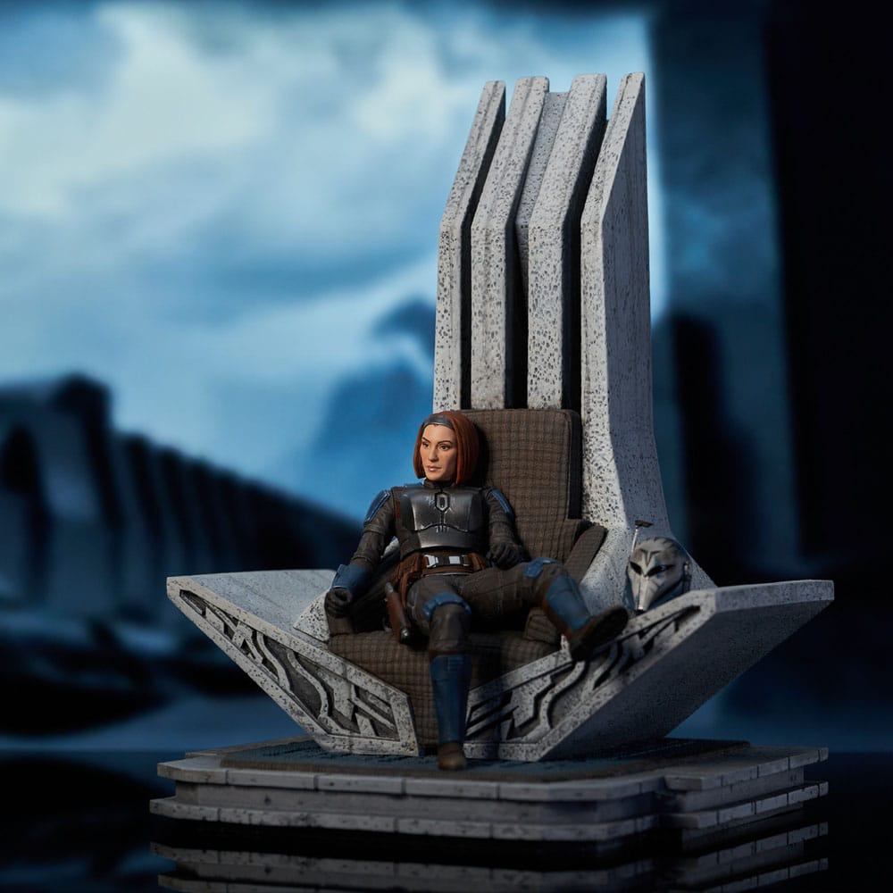 Star Wars: The Mandalorian Premier Collection 1/7 Bo-Katan Kryze on Throne 35 cm