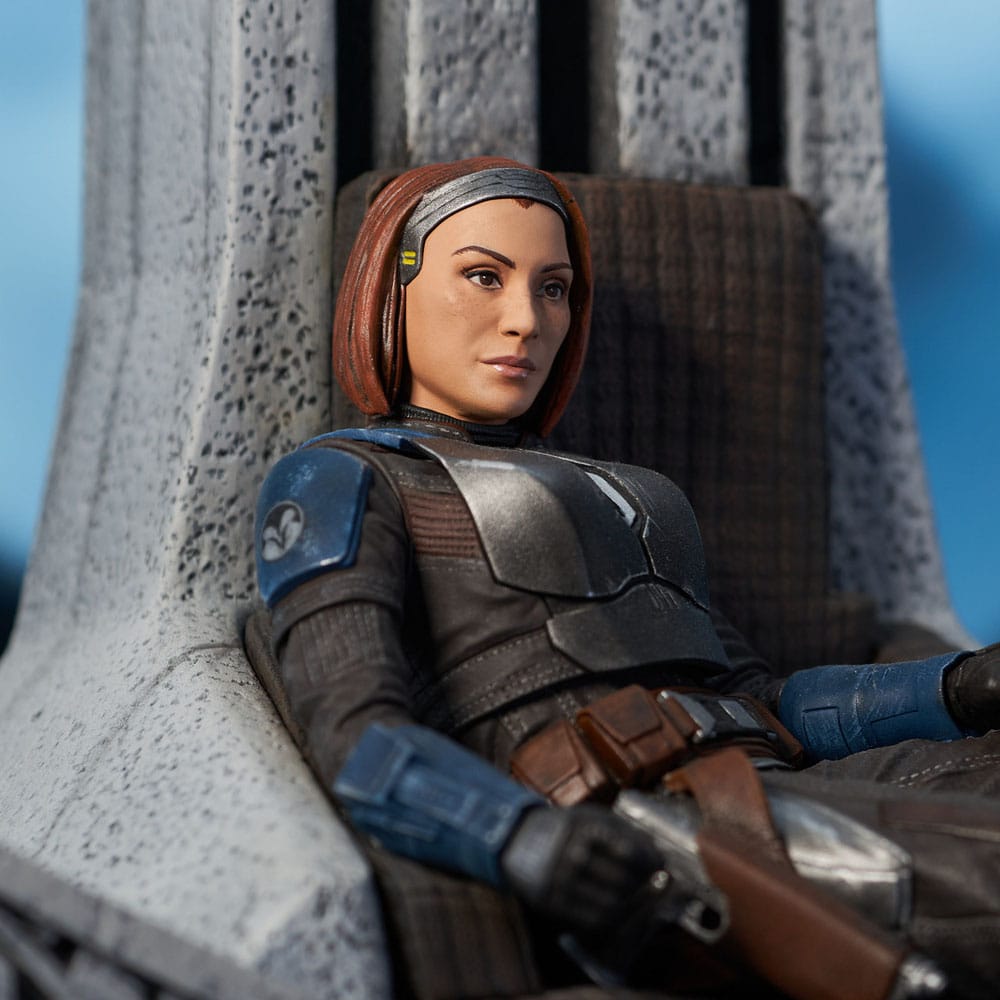 Star Wars: The Mandalorian Premier Collection 1/7 Bo-Katan Kryze on Throne 35 cm