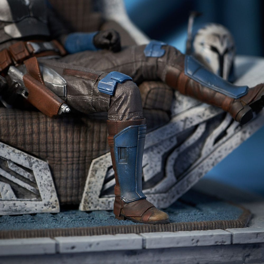 Star Wars: The Mandalorian Premier Collection 1/7 Bo-Katan Kryze on Throne 35 cm