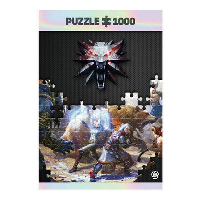 The Witcher III: Wild Hunt Gaming Puzzle Geralt &amp; Triss in Battle (1000 pieces)