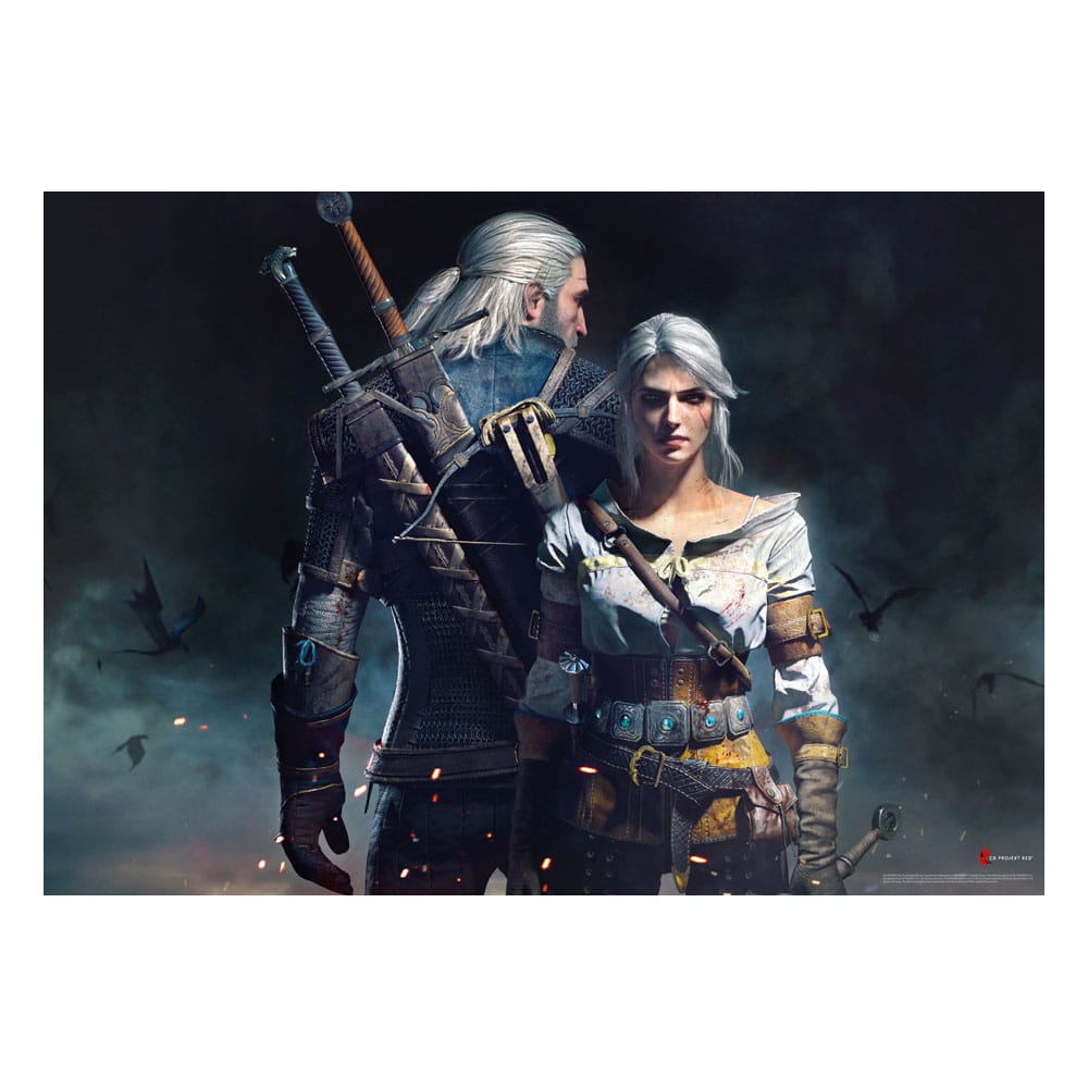 The Witcher Gaming Puzzle Geralt &amp; Ciri (1000 pieces)