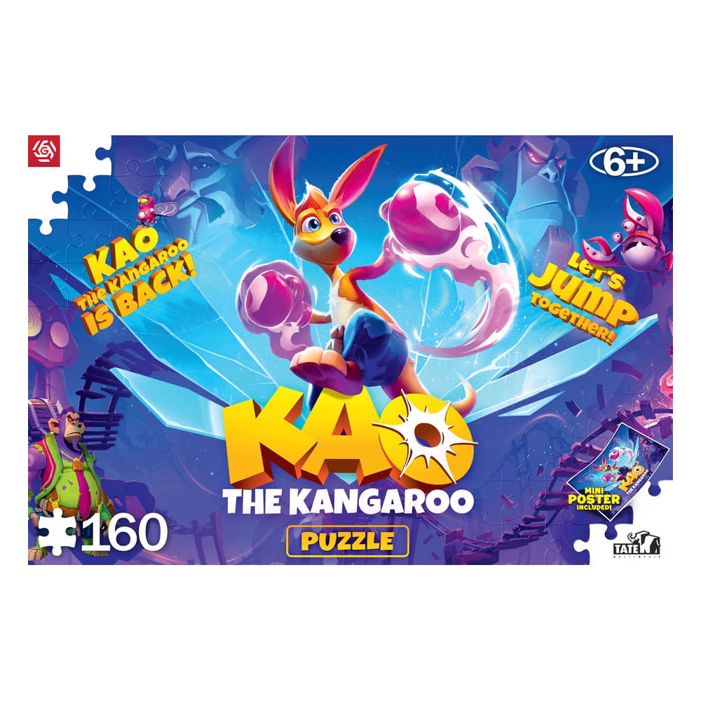 Kao The Kangaroo Kids Puzzle Kao is back (160 pieces)