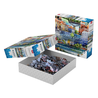 Tytus Brzozowski Imagination Puzzle Warsaw Bridges (1000 pieces)